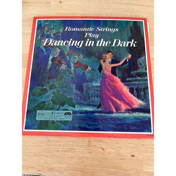 Romantic Strings Play Dancing In The Dark Vinyl Record RDM-28-1 Vintage Album - Picture 1 of 6